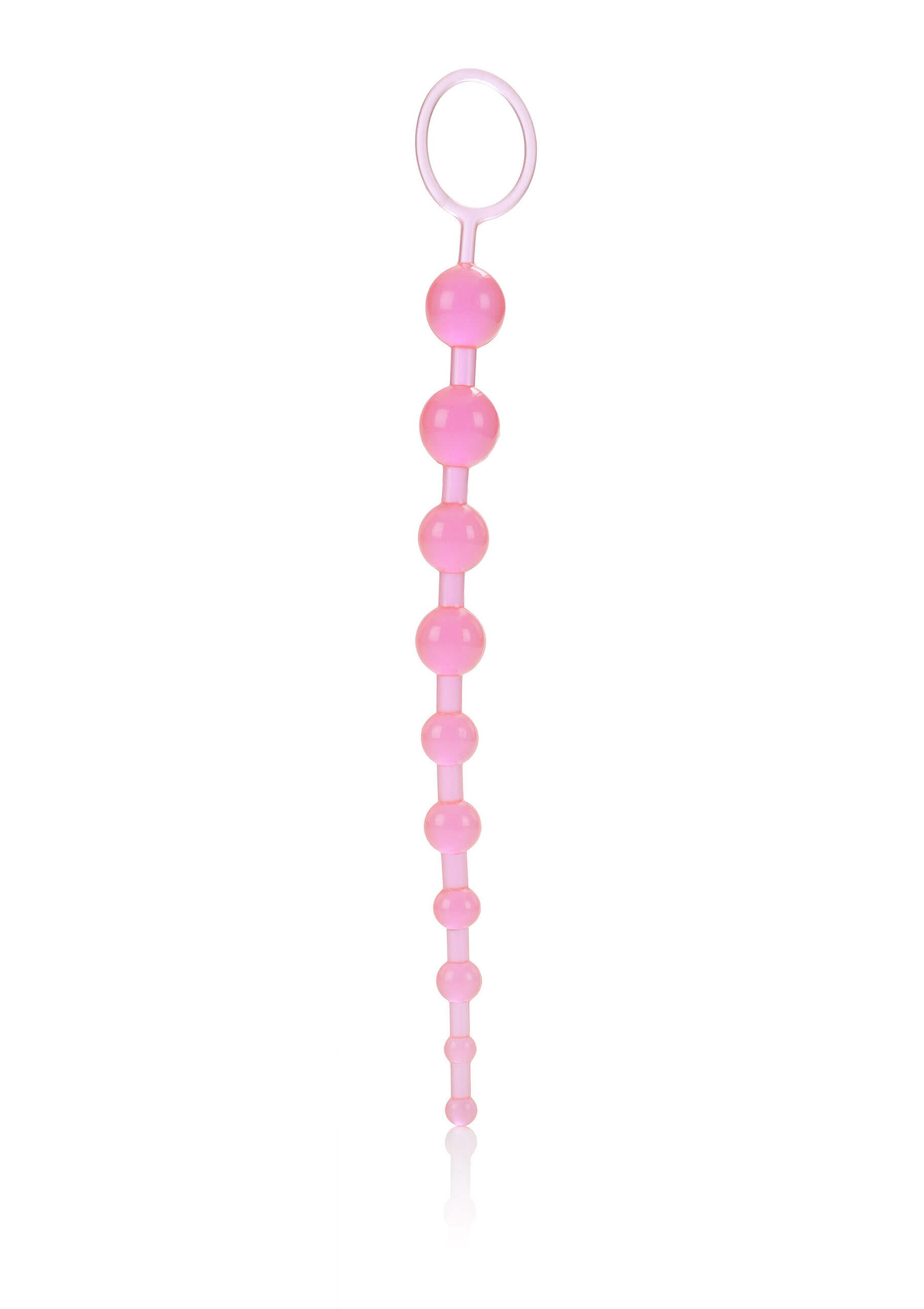 Anal beads X-10 ružové - análne guličky