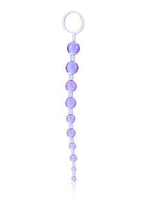Anal beads X-10 fialové - análne guličky