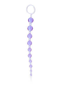 Anal beads X-10 fialové - análne guličky
