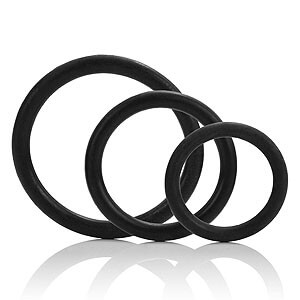 Tri-Rings - erekčné krúžky čierne