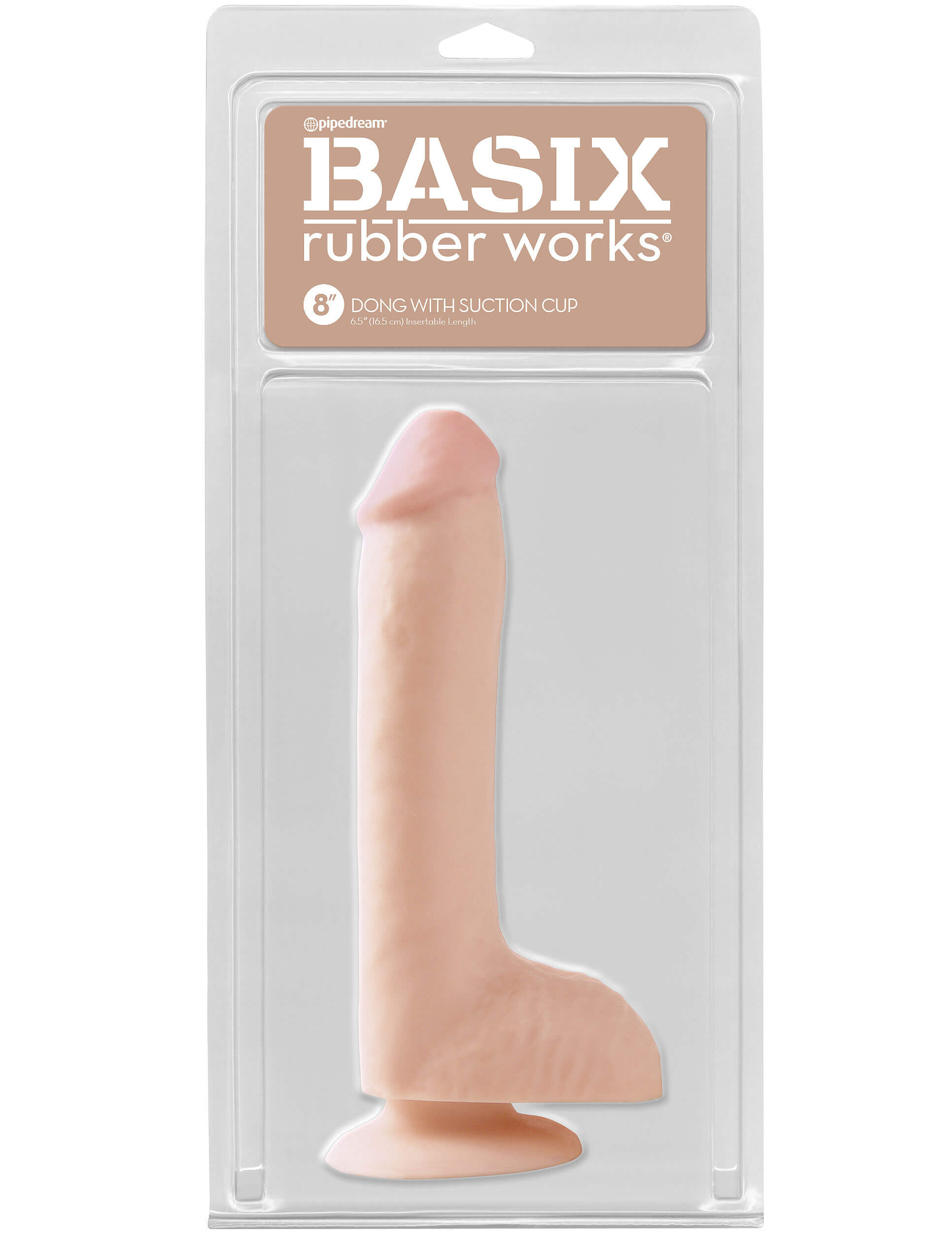 Basix Rubber Works 8 Inch dildo s prísavkou