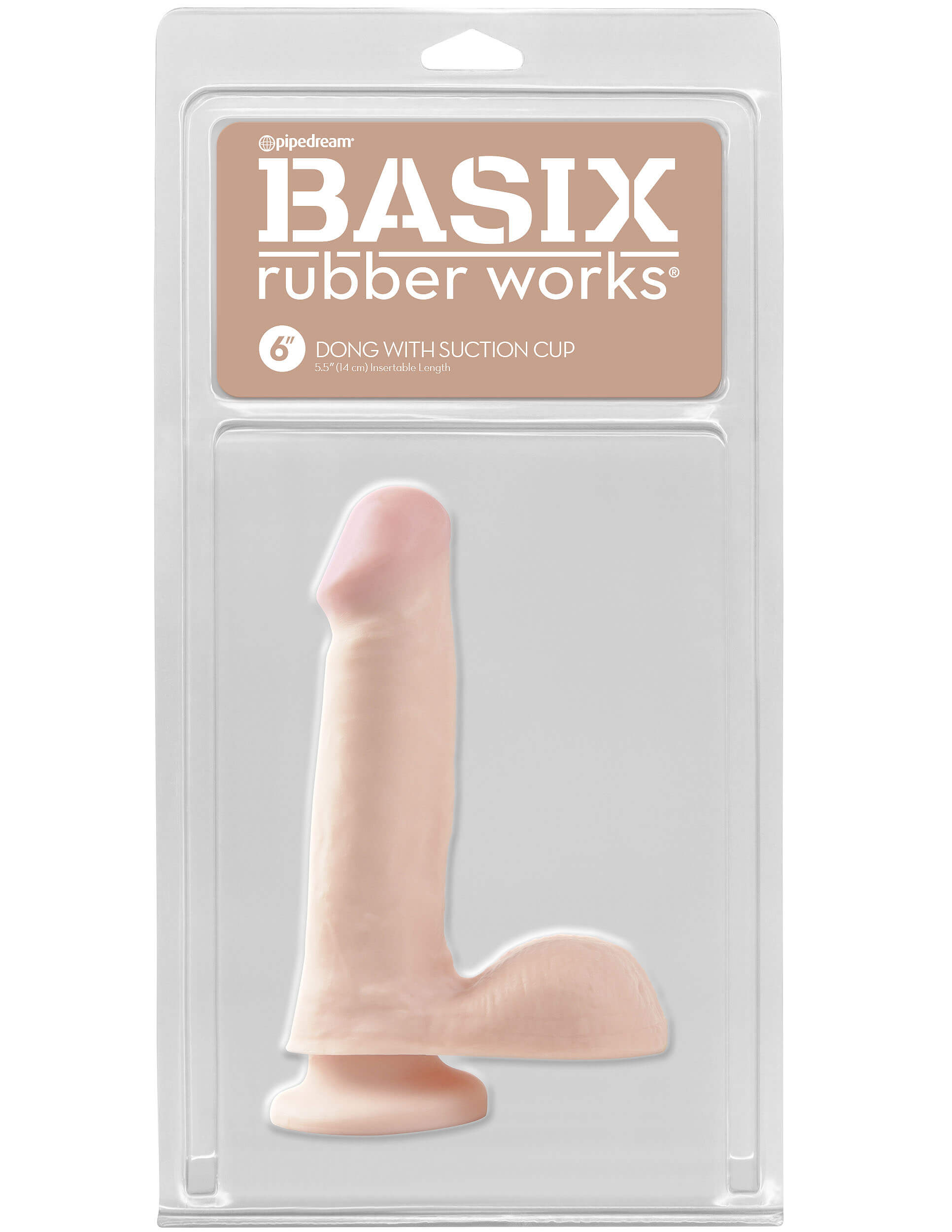 Basix Rubber Works 6 Inch dildo s prísavkou