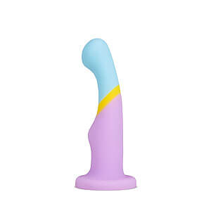 Farebné silikónové dildo Blush AVANT Heart of Gold 15x3,5 cm