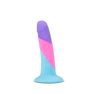 Farebné silikónové dildo Blush AVANT Vision of Love 14x3 cm