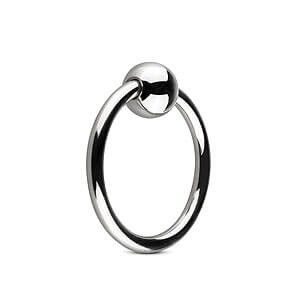 Sinner Gear Metal glans-ring - kovový krúžok s guličkou 25 mm