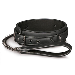 Easytoys Fetish Collection Leather Collar kožený obojok s vodítkom