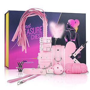 Secret Pleasure Chest Pink - ružová erotická sada