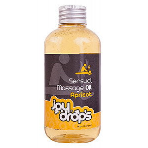 JoyDrops Sensual Massage Oil Apricot 250ml vášnivý masážny olej