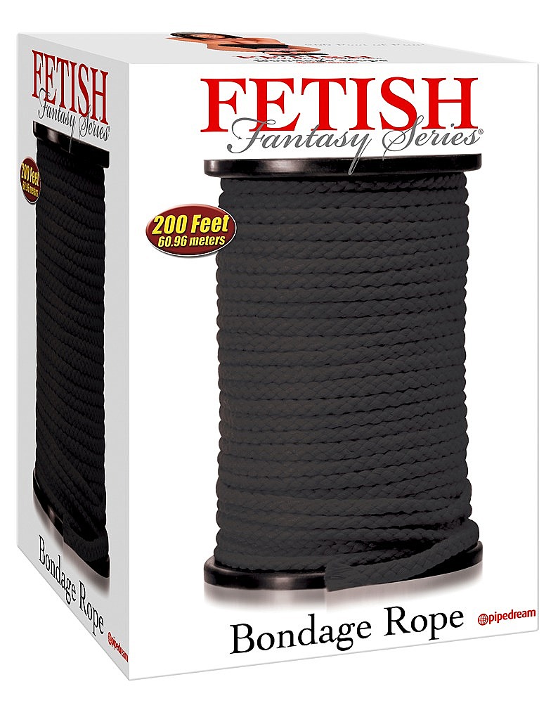 Fetish Fantasy Bondage Rope 60,96 m black