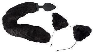 Bad Kitty Pet Play Plug and Ears mačacie set