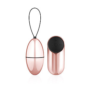 Vibračné vajíčko na diaľkové ovládanie Rosy Gold NEW VIBRATING EGG vo farbe ružového zlata