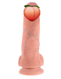 Pipedream King Cock 8" (20 cm) dildo so semenníkmi