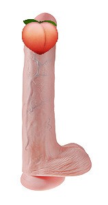 Pipedream King Cock 13" (35 cm) XXL dildo so semenníkmi