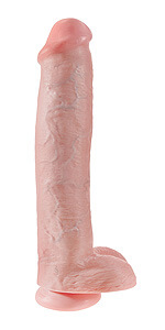 Pipedream King Cock 15" (42 cm) XXL dildo so semenníkmi