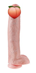 Pipedream King Cock 15" (42 cm) XXL dildo so semenníkmi