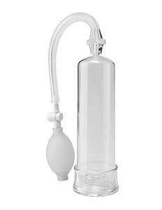 Pump Worx Beginners Power Pump (Clear), vákuová pumpa na penis