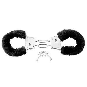 Fetish Fantasy Furry Cuffs čierne