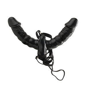 Fetish Fantasy Vibrating Double Delight Strap-On