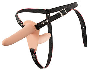 Dvojitý vibračný strap-on pre ženy You2Toys Double Strap-on telový