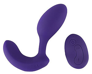 Sweet Smile RC Double Vibrator, dvojitý vibrátor pre neho a pre ňu 14 x 3,9 cm