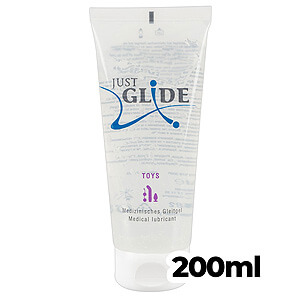 Just Glide Toys 200ml, extra hustý vodný lubrikant