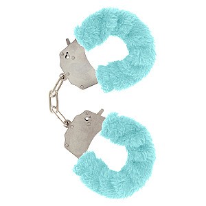 ToyJoy Putá s plyšom modré