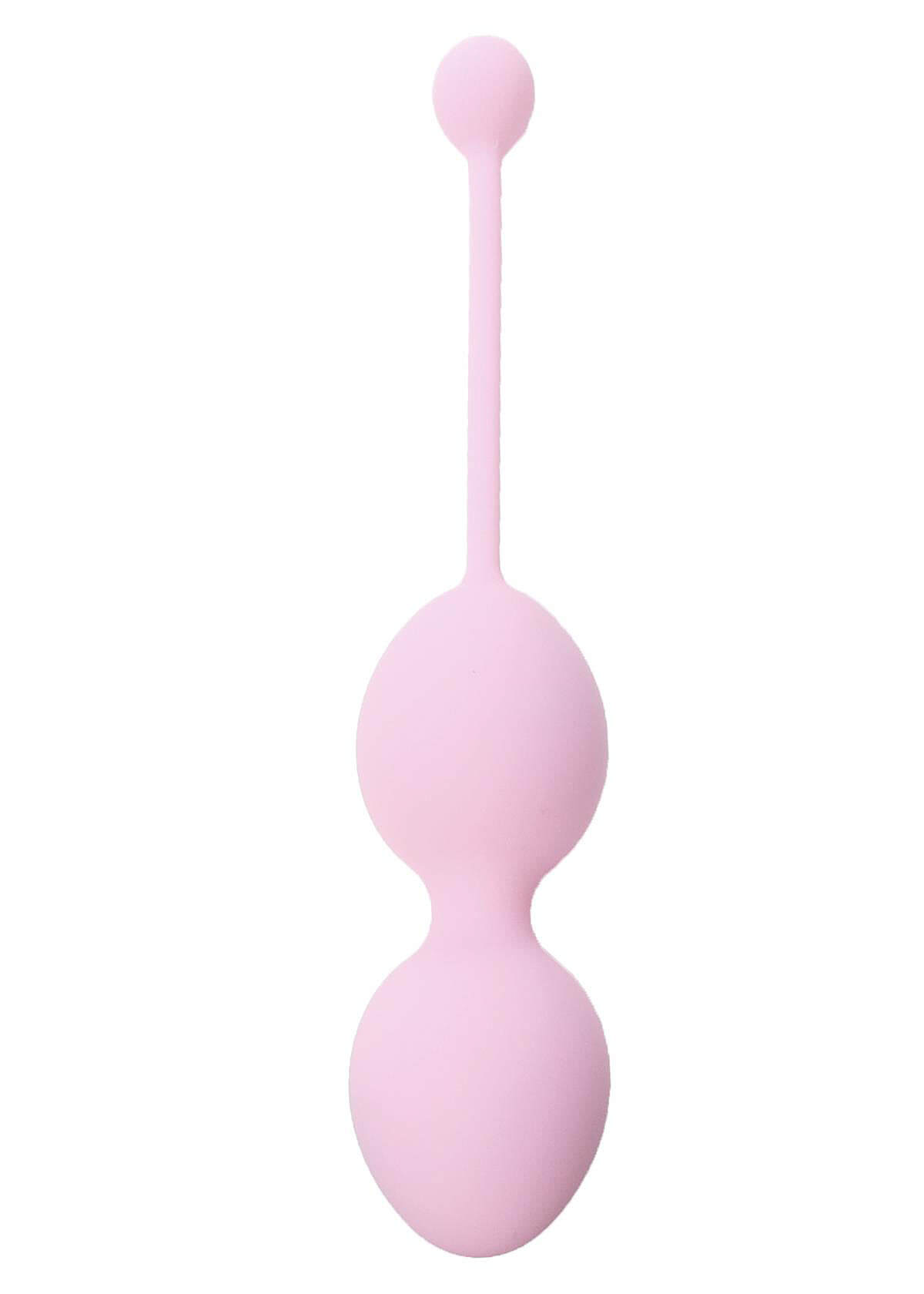 Silikónové vaginálne guľôčky ružové 32mm 125g