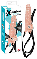 Extension Strap On + Vibration - Pripínací návlek