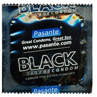 Pasante Black kondóm 1ks