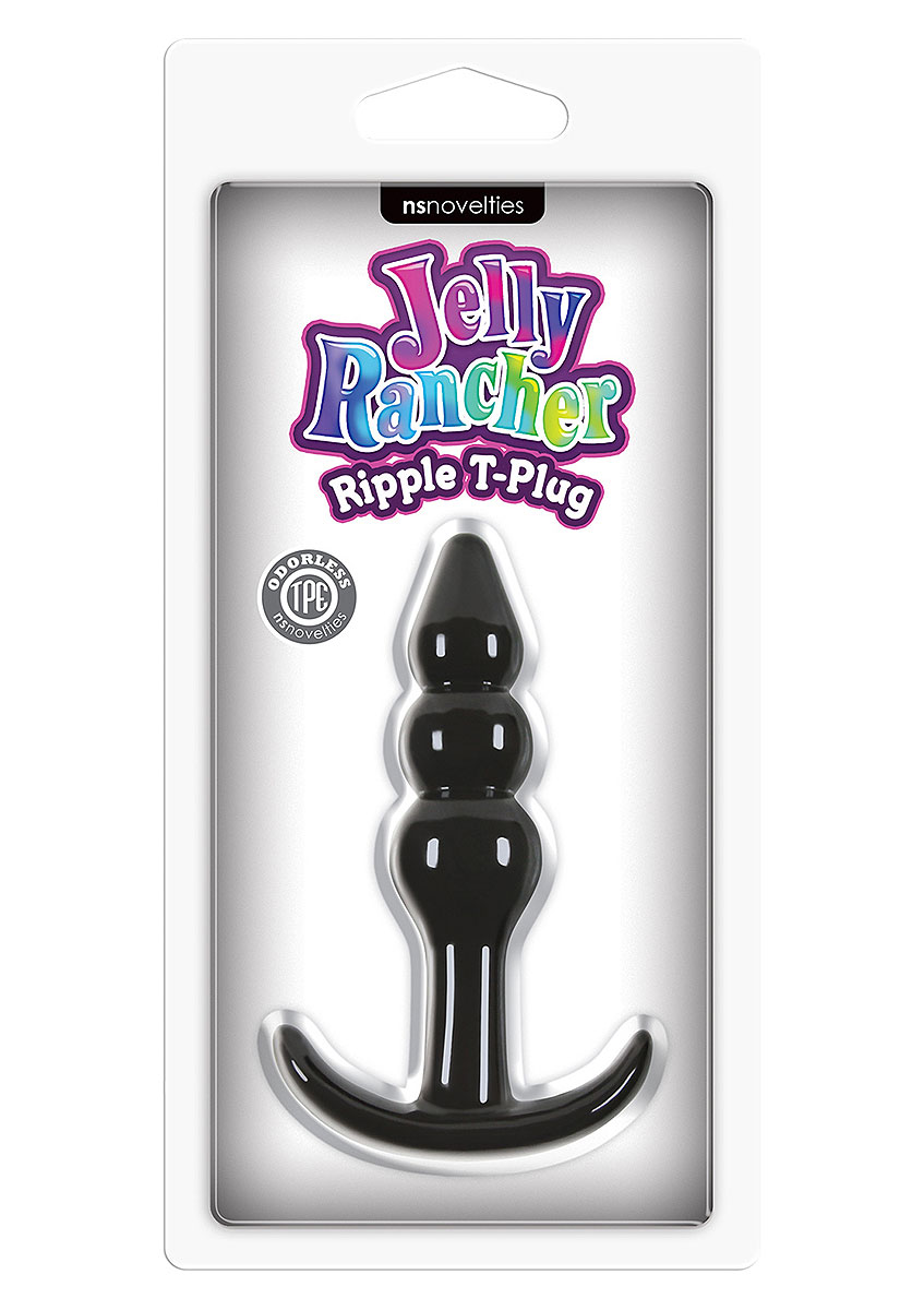 Jelly Rancher Ripple T-Plug Black