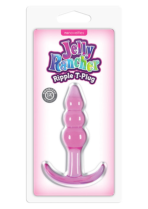 Jelly Rancher Ripple T-Plug Pink