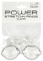 Power Stretchy Rings clear