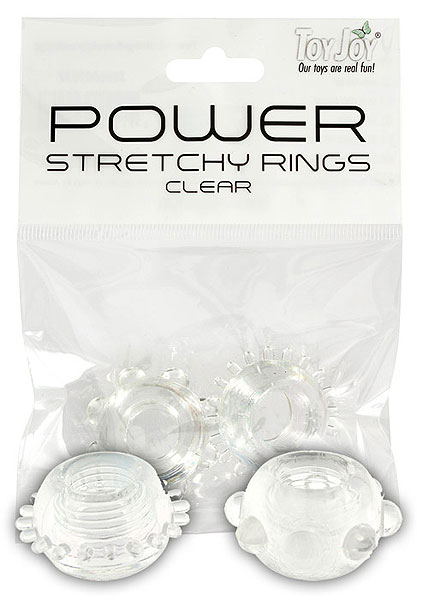 Power Stretchy Rings clear