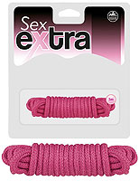 Sex Extra Bondage lano 3 m pastelovo ružové