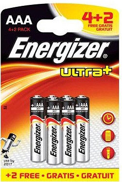 Baterie ENERGIZER Ultra+ AAA 6ks