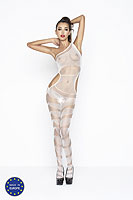 Bodystocking Passion BS041 biela